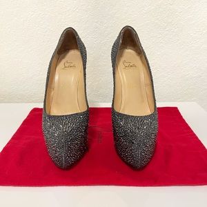 Christian Louboutin Strass grey